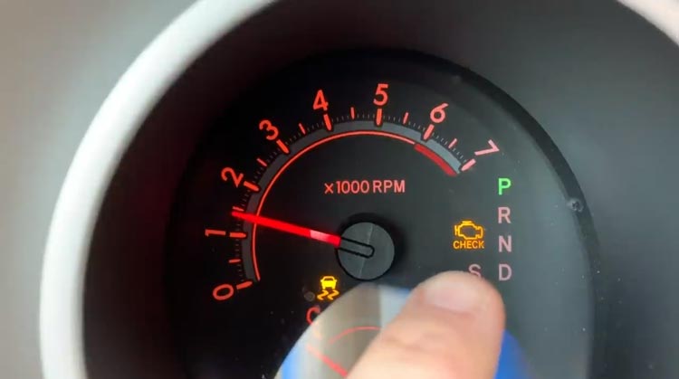 Seized Engine Symptoms - Engine Check Light